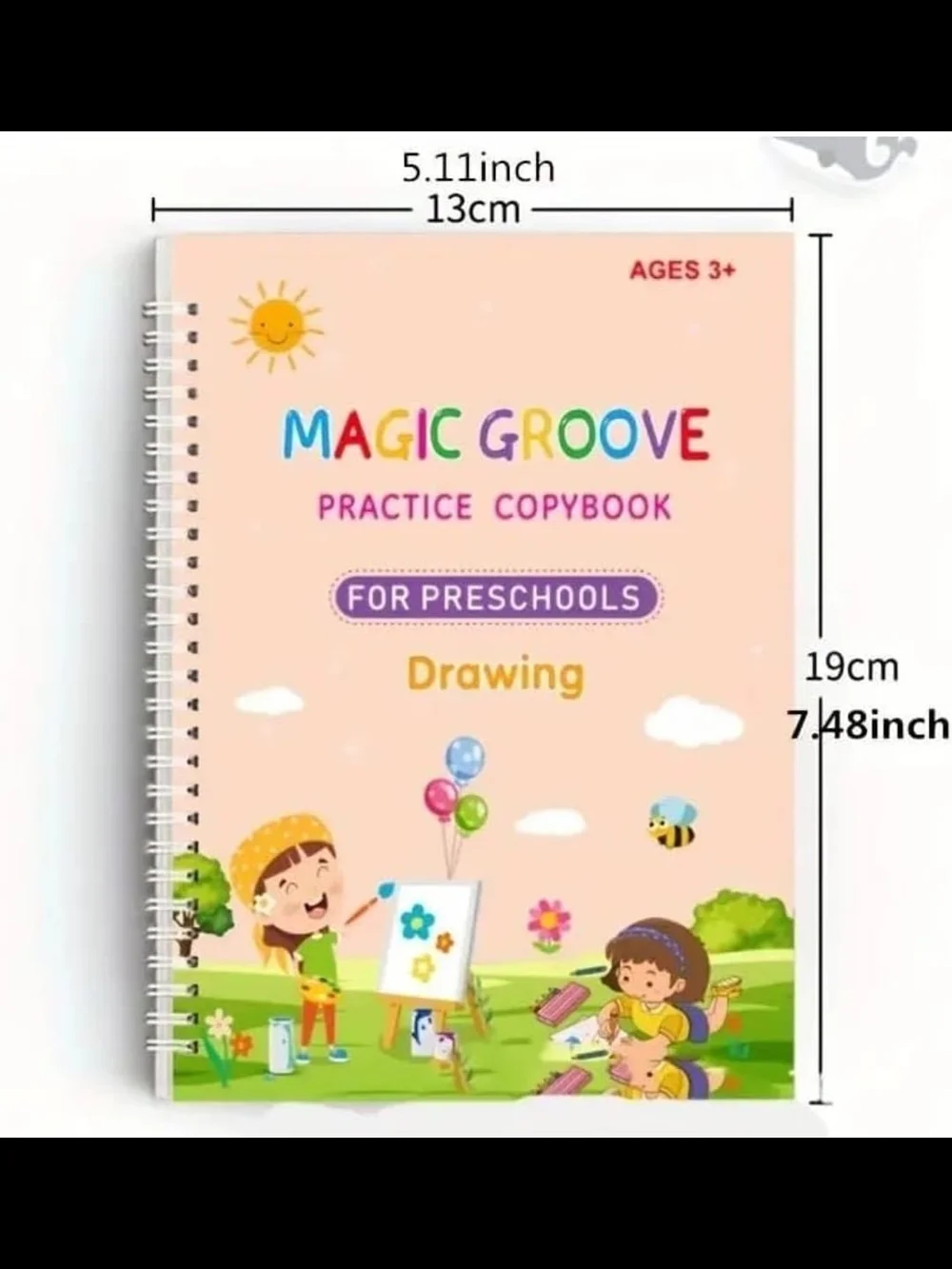 Reusable Magic Writing Practice Workbook + Pack Pen